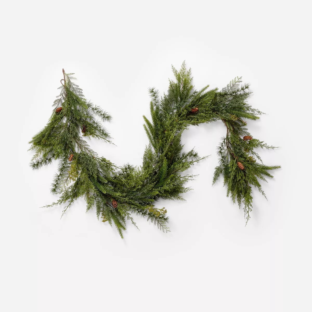 Extra Full Draping Cedar Holiday Artificial Garland - Threshold™ designed with Studio McGee | Target