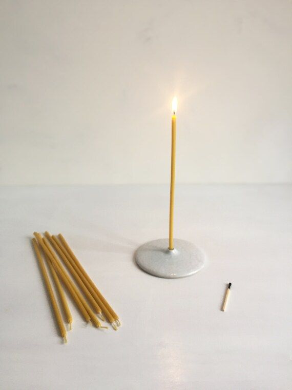 Candle Holder / Ceramic Handmade Candle Holder / Slim Candles Holder / Incense Holder / Home deco... | Etsy (US)