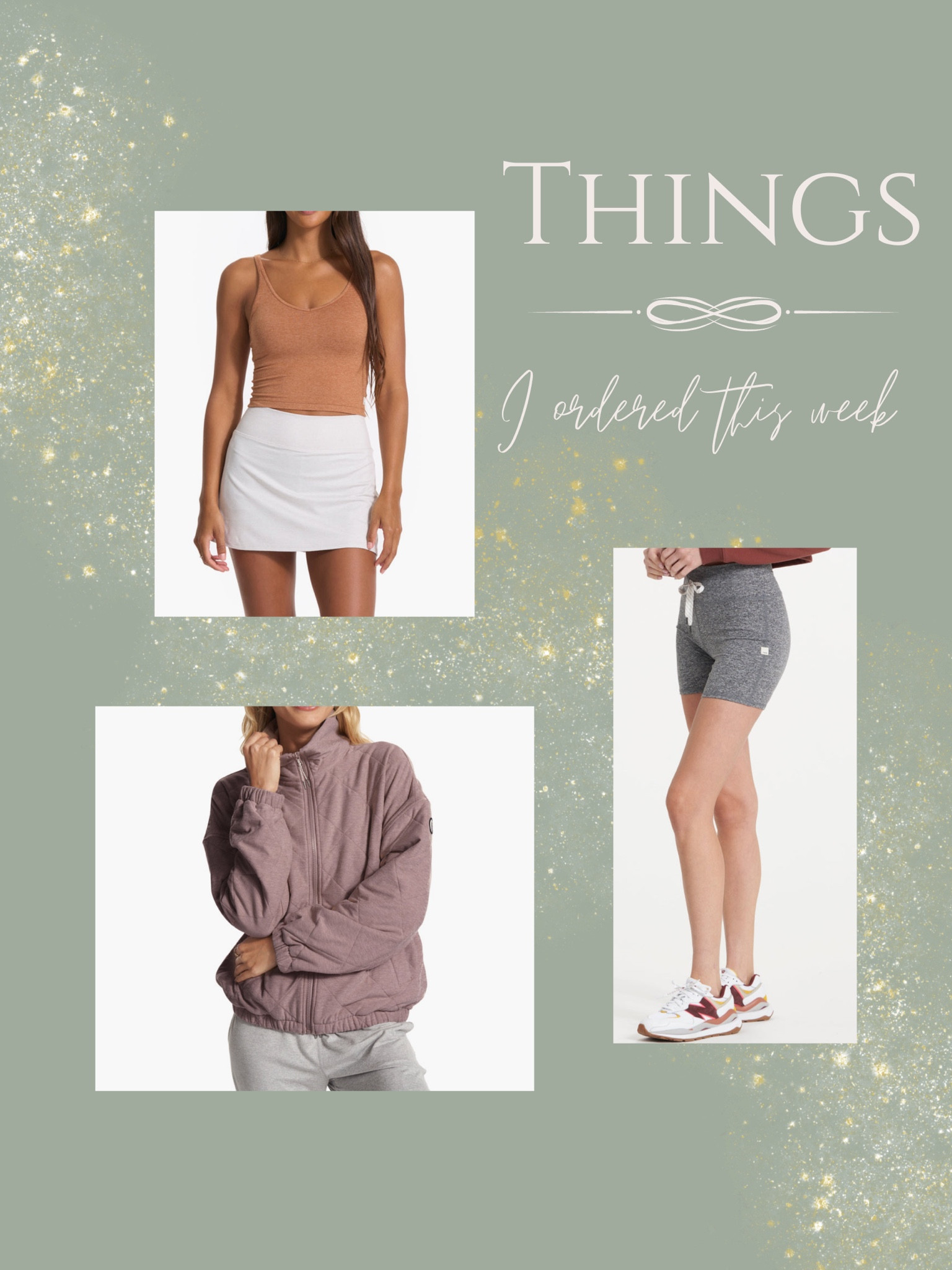 If you know me, you know I LOVE me some @vuori!  I got a gift card for my birthday, and here is what I got. The halo performance crop tank top, the halo vintage shorts, and the halo insulated jacket. All three are made of the material that Vuori is known for. Buttery soft!  The tank has a built in bra and this color is on sale!  The shorts are also on sale. The jacket has sold out in every color except this one. Although I prefer black, I couldn’t pass this up. 






Workout clothing, athleisure wear, gym, ootd 

#LTKfitness #LTKsalealert