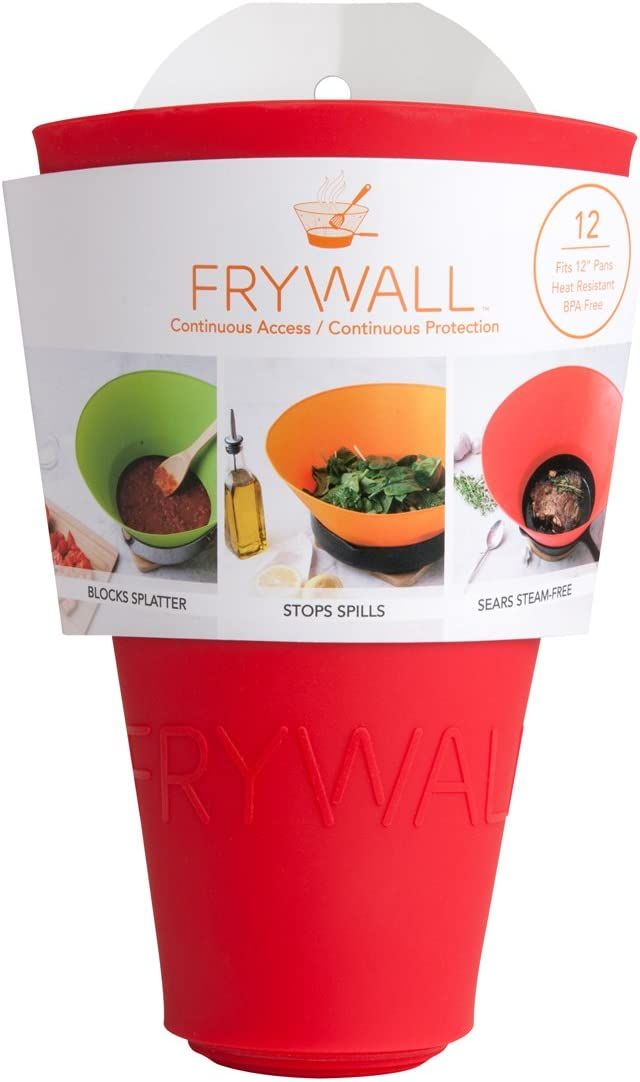 Frywall 12 (Large) - Red - Splatter Guard, as Seen on Shark Tank | Amazon (US)