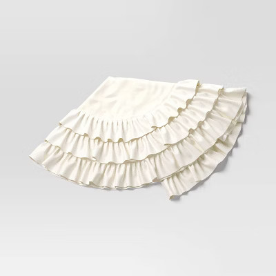 48" Velvet Tree Skirt with 3 Layers of Ruffles - Wondershop™ | Target