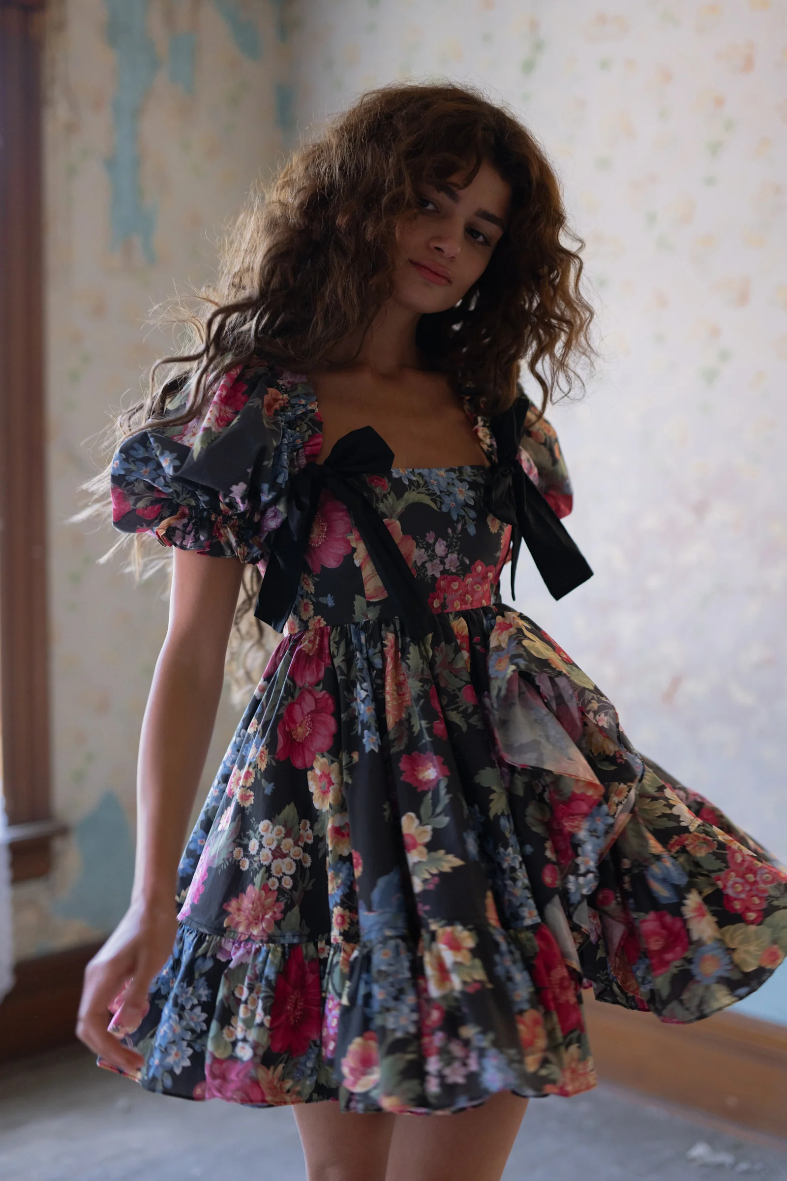 The Puck Buttercream Dress | Selkie Collection
