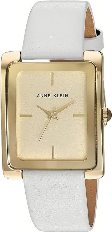 Anne Klein Women's Leather Strap Watch | Amazon (US)