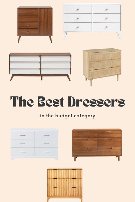 The best dressers (budget-friendly!) 

#LTKhome