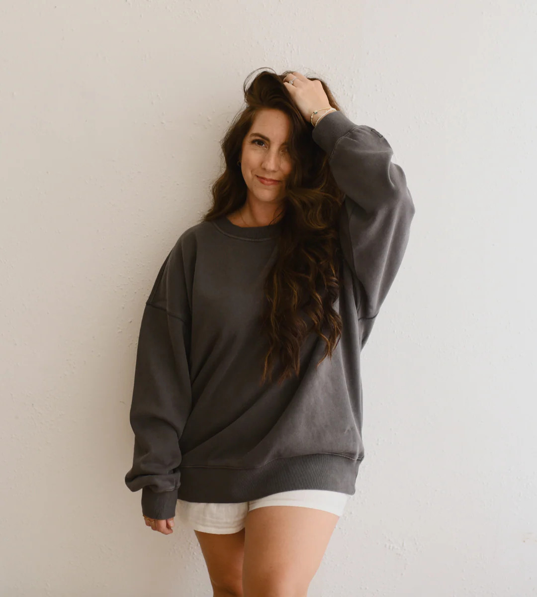 Crew Neck Sweatshirt | Hill x Sarah