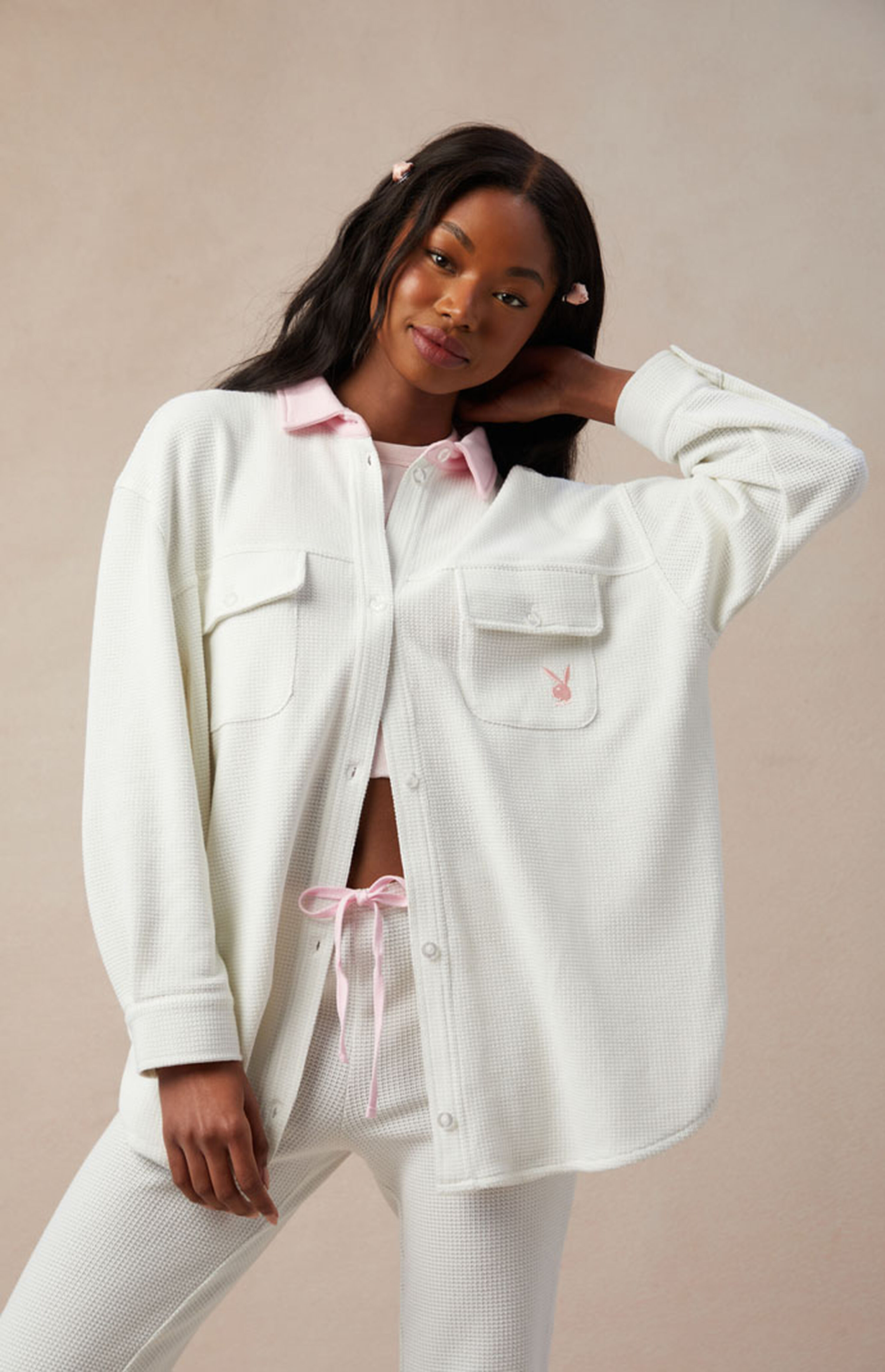 Playboy By PacSun V-Day Lounge Button Down Shirt | PacSun