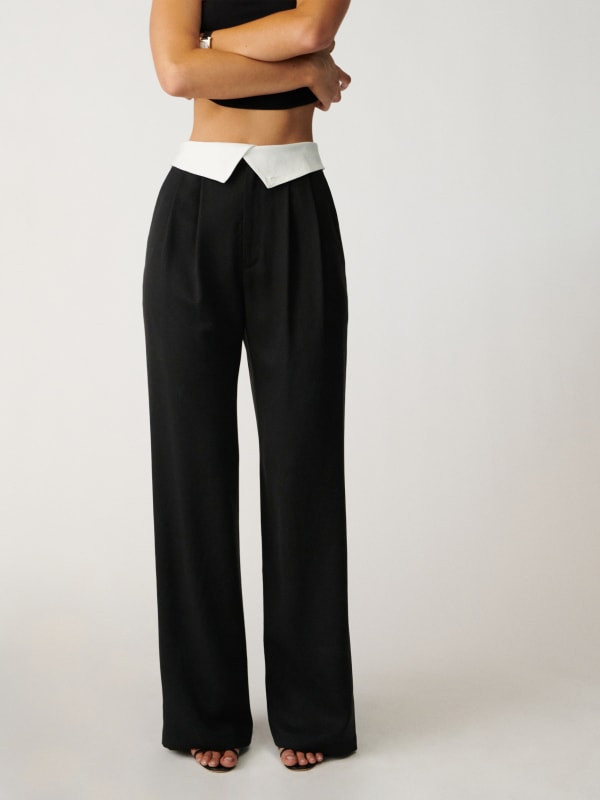 Petites Danielle Oversized Pant | Reformation (Global)