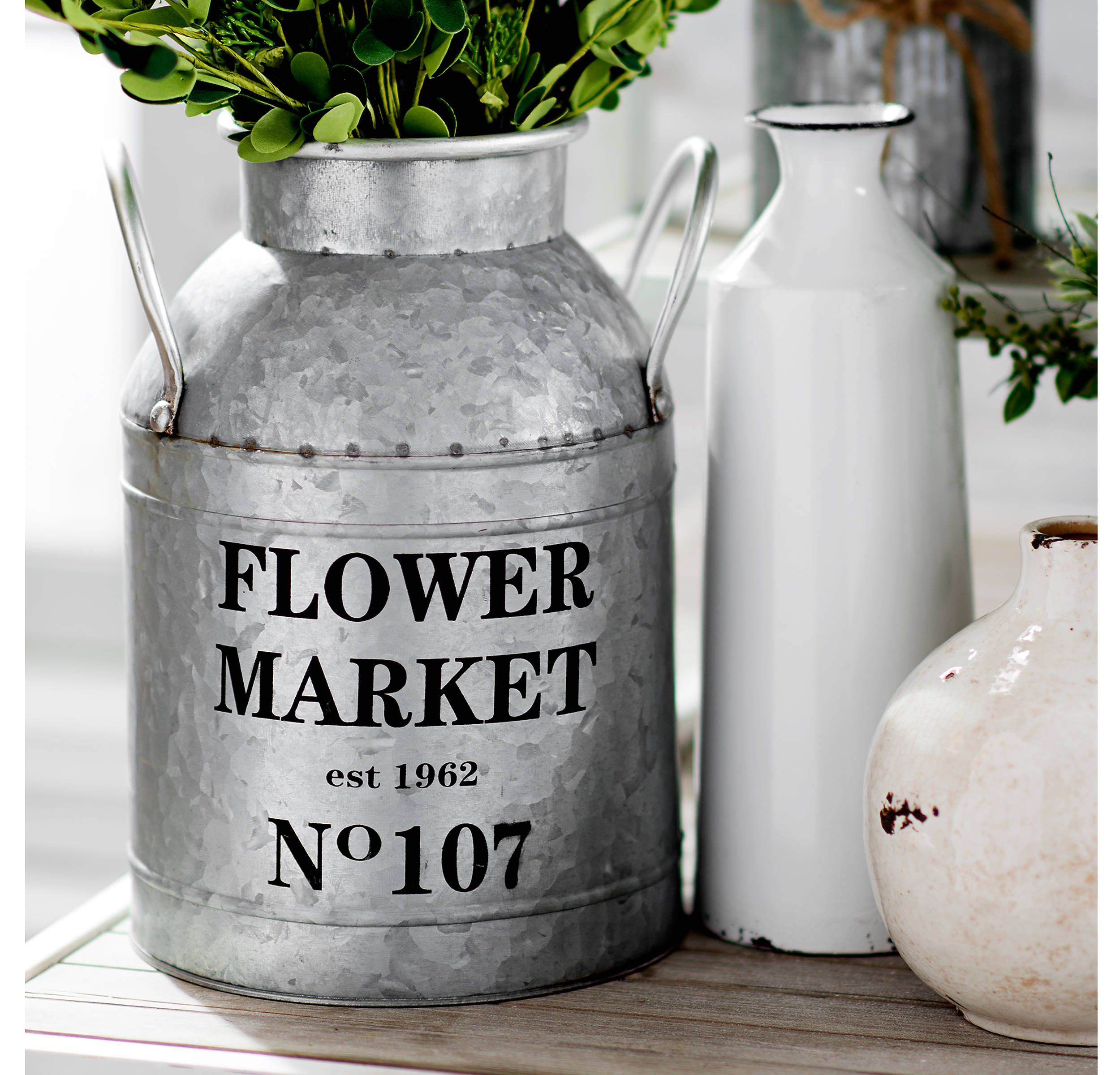 Flower Market Metal Vase, 12 in. | Kirkland's Home