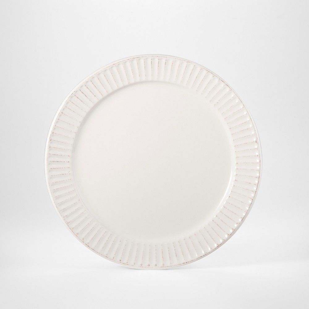 Stoneware Harrison Salad Plate 8.8"" White - Threshold | Target