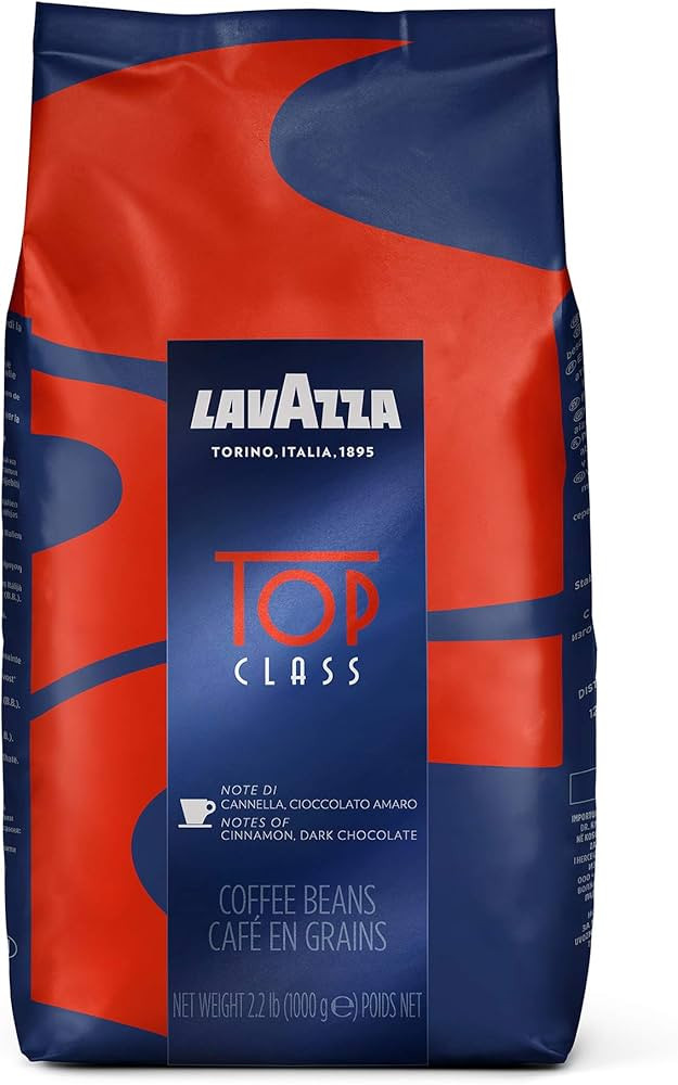 Lavazza Top Class Whole Bean Coffee Blend, Medium Espresso Roast Bag, 2.2 Pound (Pack of 1), Auth... | Amazon (US)