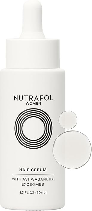 Nutrafol Women's Hair Serum, Supports Visibly Thicker and Stronger Hair, Vegan, Lightweight and F... | Amazon (US)