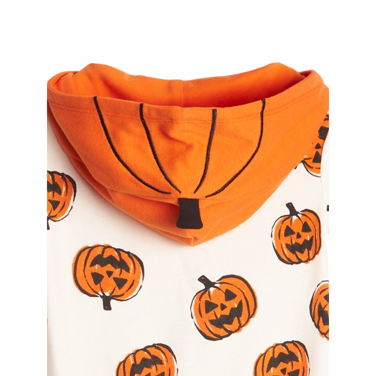 Wonder Nation Baby Boys or Girls Halloween Romper, Sizes 0/3M-24M | Walmart (US)