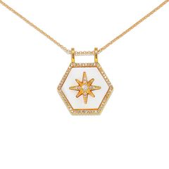 Alya Star Talisman Necklace | Sequin