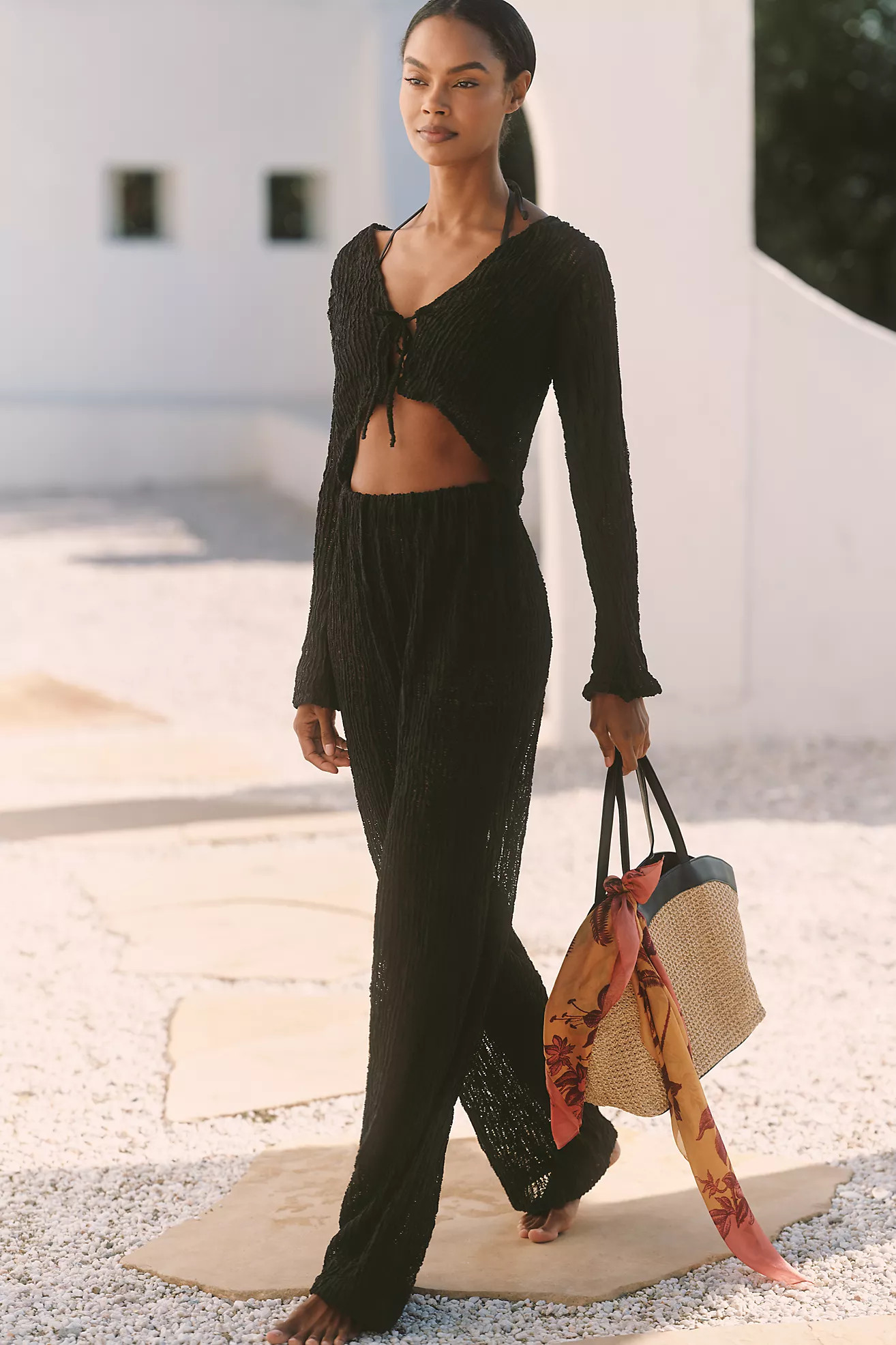 Peixoto Evy Linen Blend Pants | Anthropologie (US)
