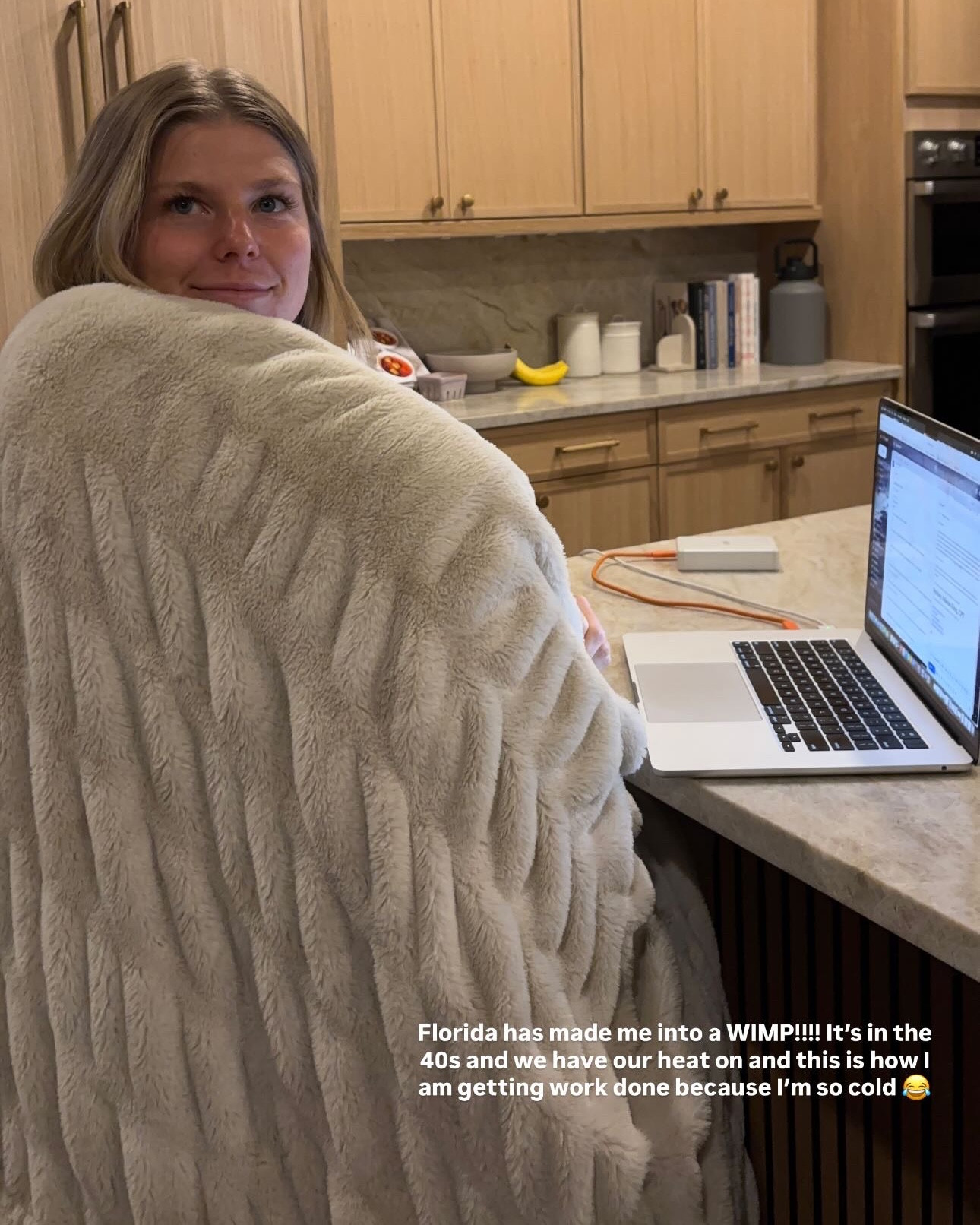 Florida has turned me into a wimp with the cold weather, but this Lola blanket helps keep me warm around the house!

#LTKootd #LTKHome #LTKSeasonal