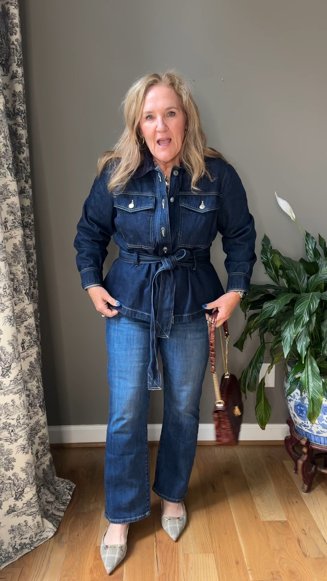 This jacket by Walmart is a big win. 100% cotton. Wearing a large. I’d get your larger size for a bit of room. 

Jeans size 29. My smaller size. 

Grab these slingbacks for an elevated look! On anniversary sale through Sunday 8/5. 

Walmart new arrivals loft jeans Nordstrom shoes sam Edelman 

#LTKFindsUnder100 #LTKOver40 #LTKVideo