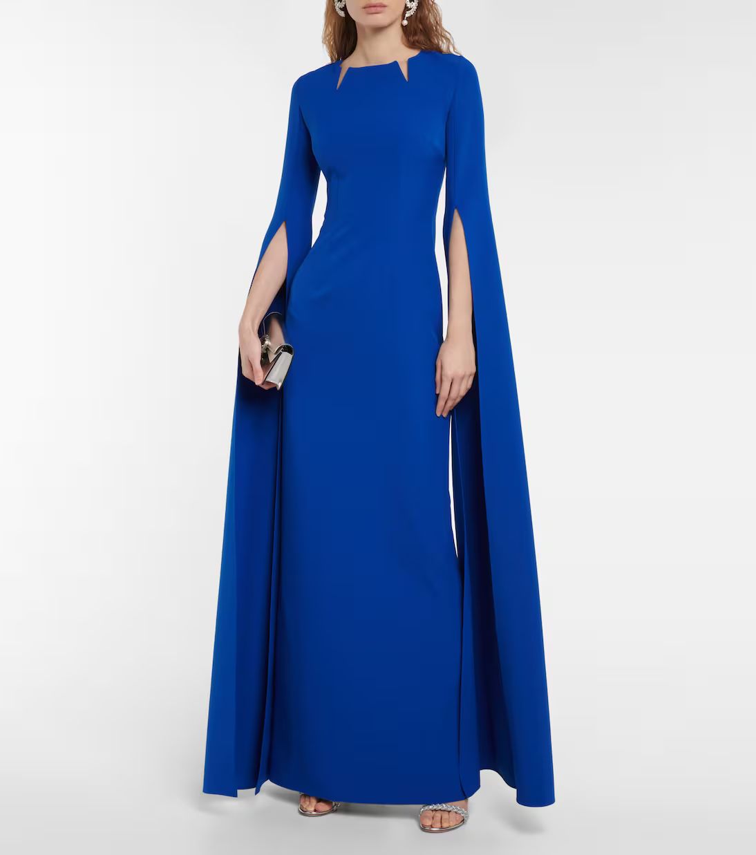 Cape sleeves gown | Mytheresa (US/CA)