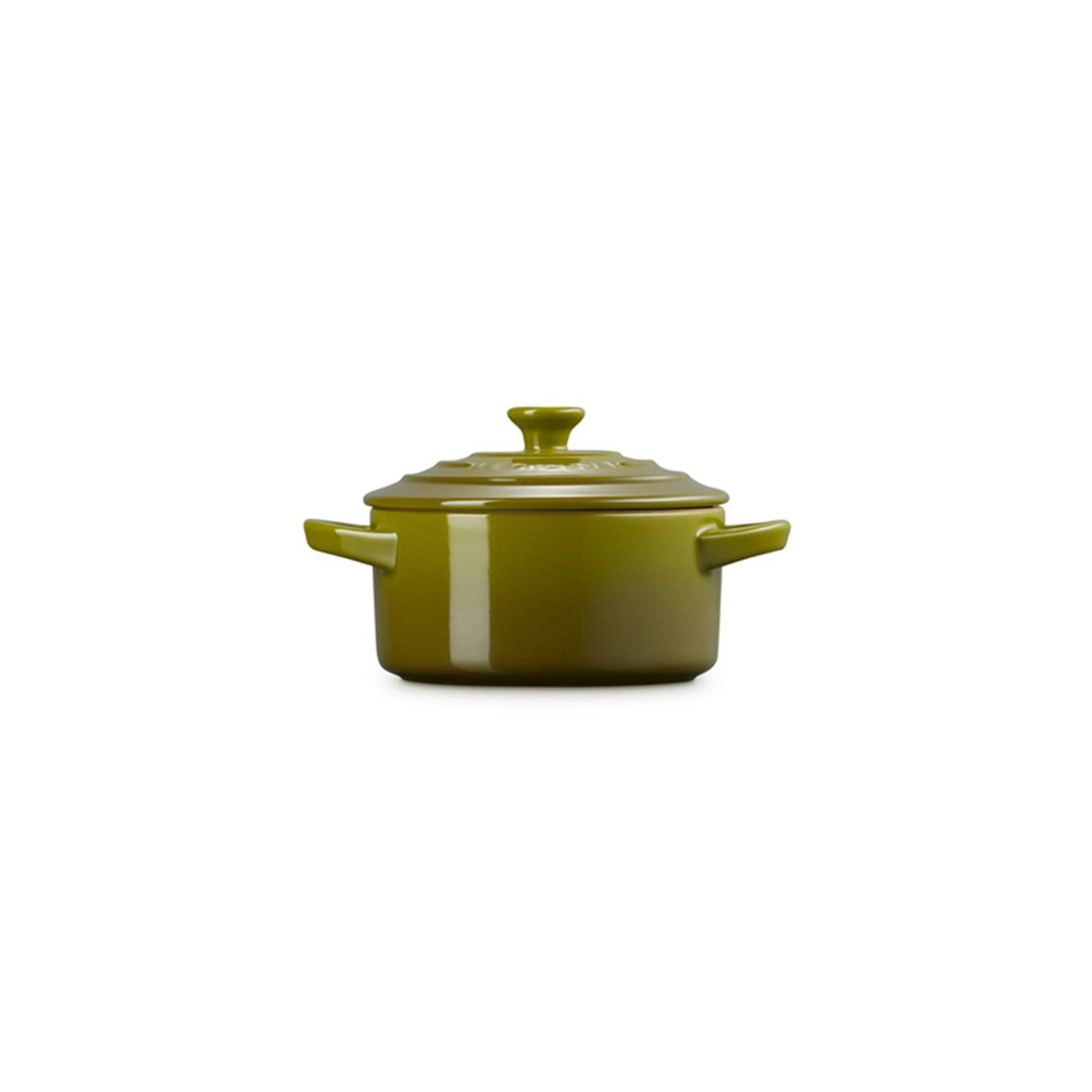 Le Creuset Mini Round Cocotte, 8oz., Olive | Wayfair North America