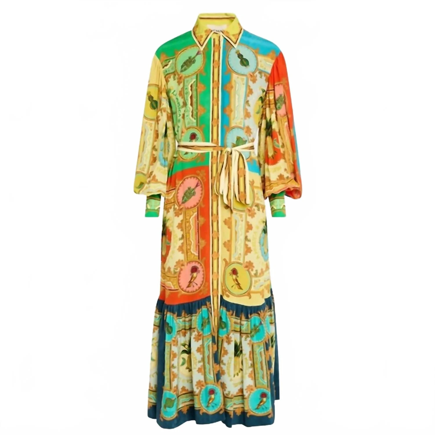 La Musica Shirt Dress In Yellow | Shop Simon