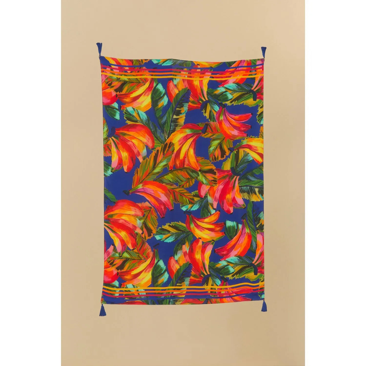 Canga Estampada Bananamix Achadinhos - Est Bananamix Azul Deslumbrante @ - U | Farm Rio (BR)