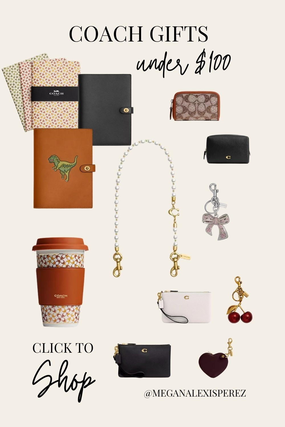 Luxury Coach gifts under $100! Wallets, pouches, journals & chic accessories perfect for holiday gifting. 

#LTKHoliday #LTKFindsUnder100 #LTKGiftGuide