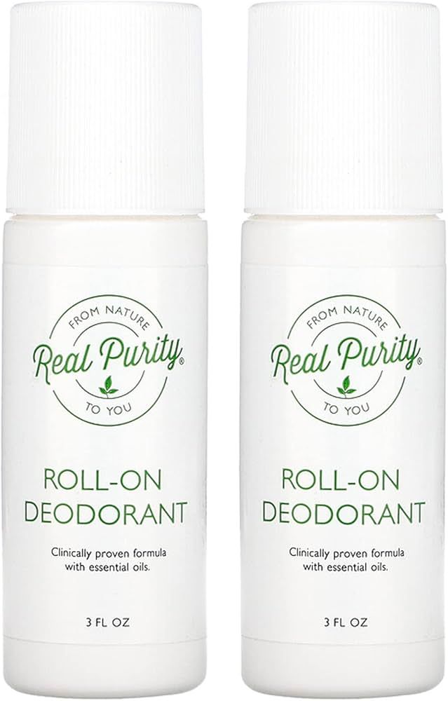 Real Purity, (2 Pack) Roll-On Deodorant | Amazon (US)