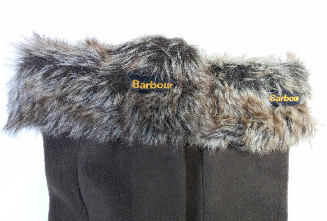 NEW $59 BARBOUR Boot Socks Fur Top Fleece Wellington Socks Womens LARGE | Bonanza (Global)