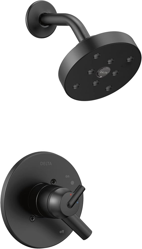 Delta Faucet Trinsic 17 Series Dual-Function Shower Trim Kit with Single-Spray H2Okinetic Shower ... | Amazon (US)