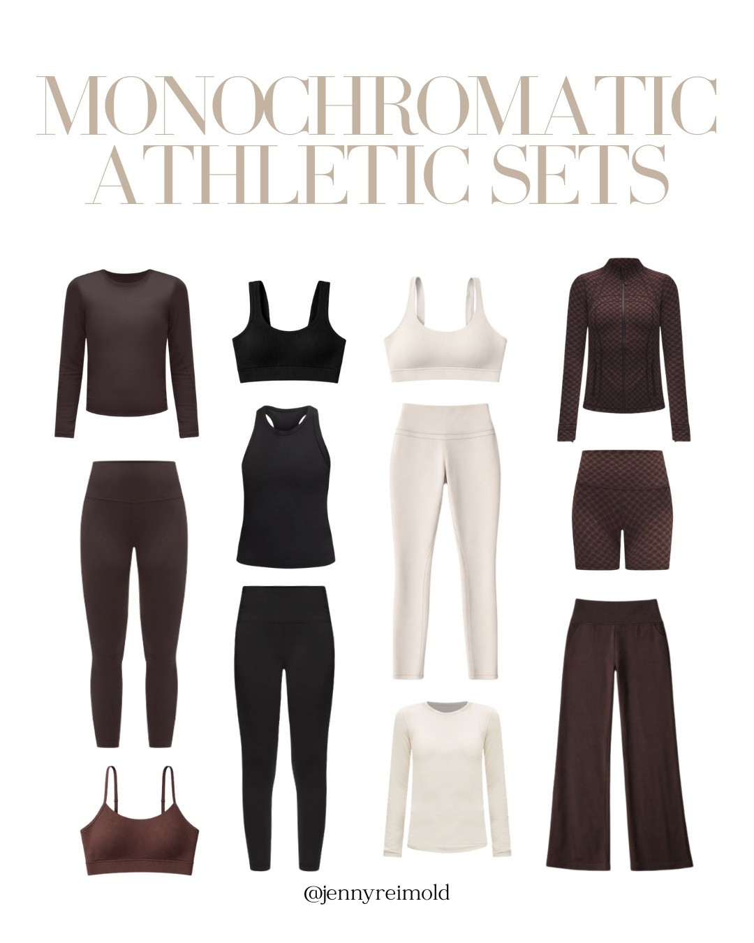 Favorite monochromatic sets from Lululemon, Vuori, and CRZ Yoga on Amazon!

#LTKootd #LTKActive #LTKfitnessgoals