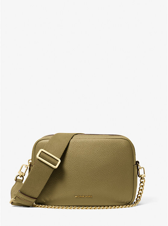 Bryant Medium Pebbled Leather Camera Crossbody Bag | Michael Kors US
