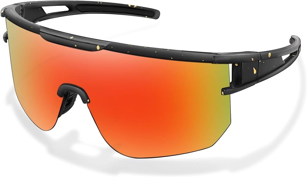 Sports Polarized Sunglasses for Men and Women, UV 400 Cycling Glasses for Baseball Fishing Runnin... | Amazon (US)