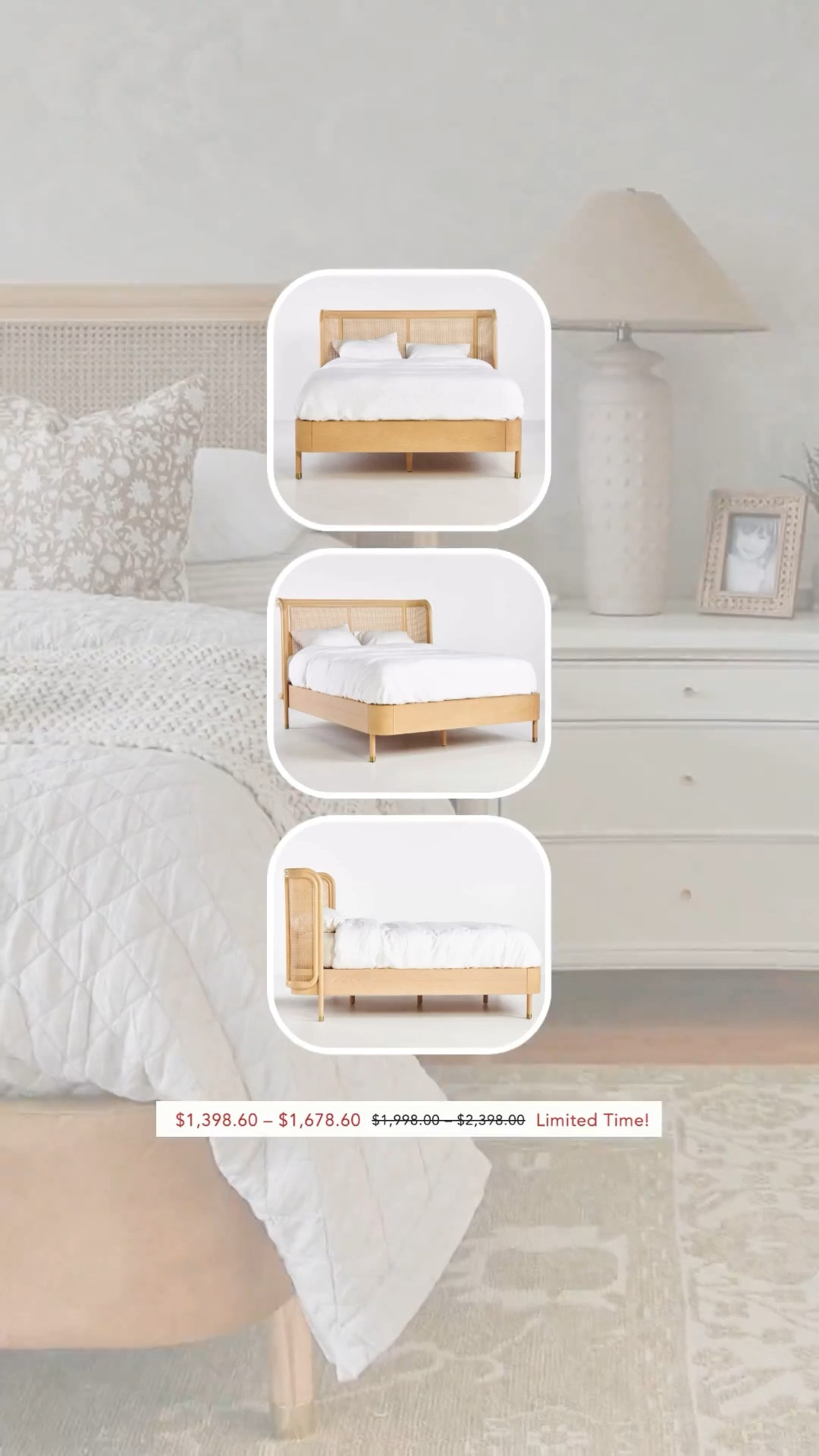 This version of my Anthropologie Heatherfield rattan bed is on sale! Mine has a leather frame while this one has  the same wood tone as the headboard. 

Anthropologie style, high-end bedroom, cane bed, rattan bed 

#LTKStyleTip #LTKHome #LTKSaleAlert