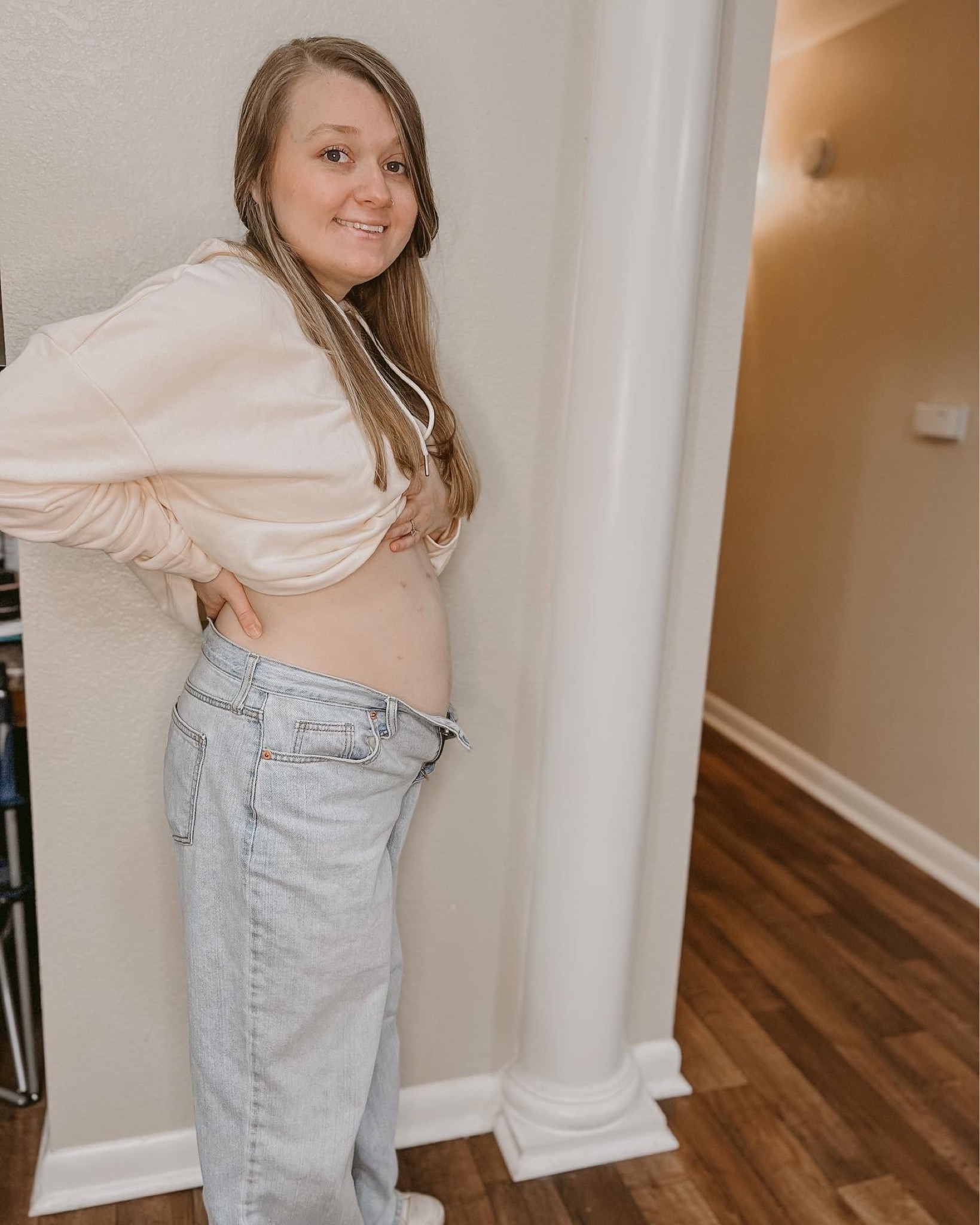 Baby “bump” fit. 

#LTKunder50 #LTKbump #LTKSeasonal