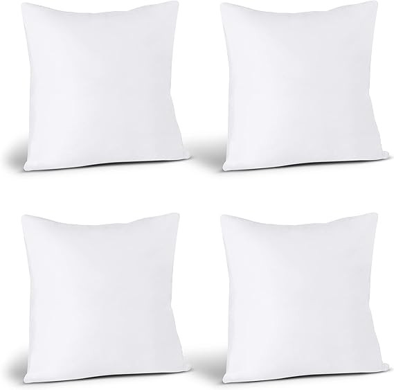 Utopia Bedding Throw Pillows Insert (Pack of 4, White) - Bed and Couch Pillows - Indoor Decorativ... | Amazon (CA)