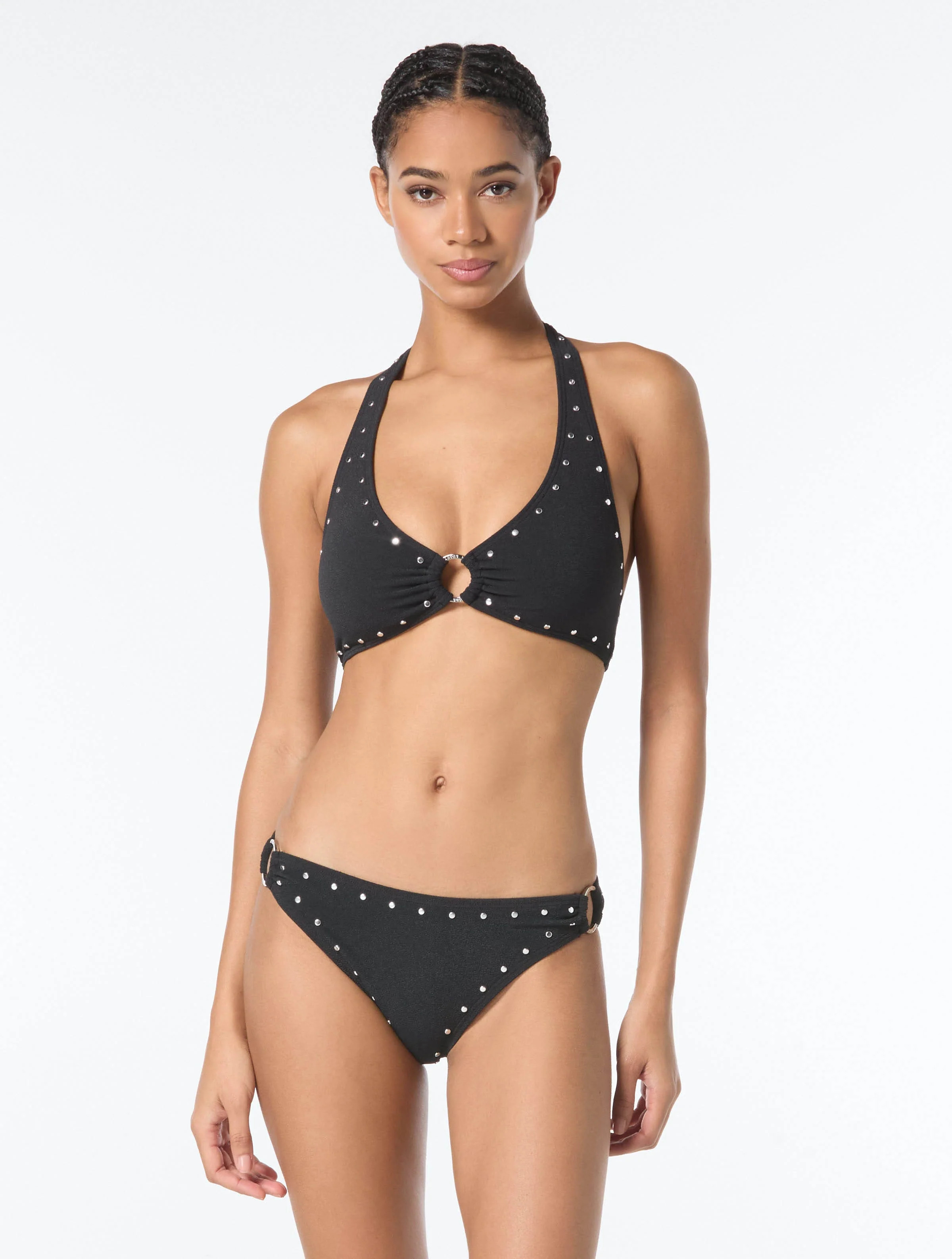 Michael Kors Halter Bikini Top - Crepe Solids | Beach2Ocean