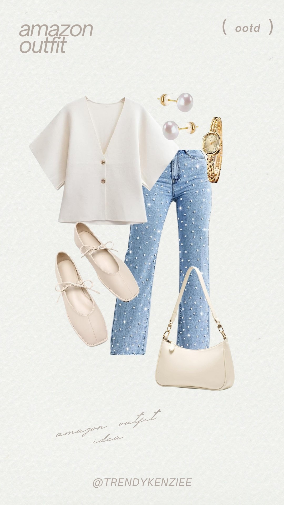 amazon spring outfit idea 💡 such a cute top from amazon & these pearl jeans!!! 


#LTKFindsUnder100 #LTKFindsUnder50