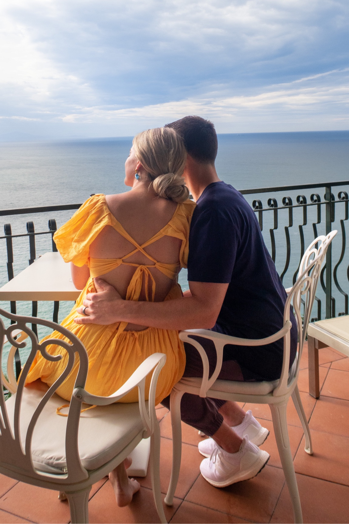 Short sleeve flowy dress with open back in small (tts) - stretch pant with jogger ankle in 34 (TTS) and large navy T-shirt. All pieces available in a variety of colors 

#LTKtravel #LTKmens #LTKSeasonal