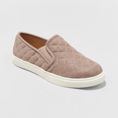 Women's Reese Slip On Sneakers - Mossimo Supply Co.™ Gray 9 | Target