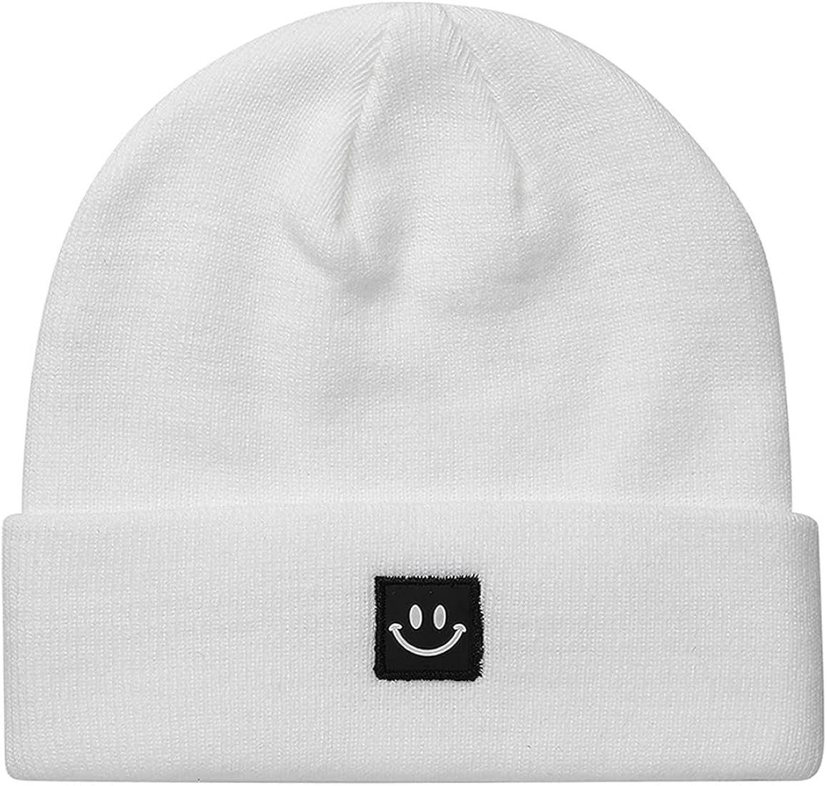 MaxNova Knit Beanie Hat with Smile Face for Men/Women | Amazon (US)