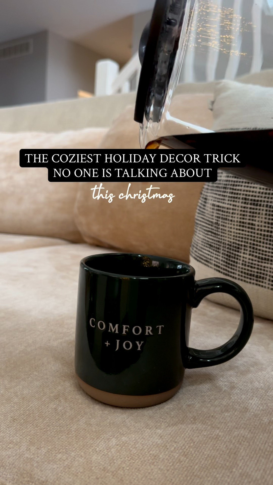 When my teens asked why we still have such an old sofa, I told them—family travel, hockey gear and dance lessons come first. So this Christmas, instead of starting with the tree, I start with the biggest piece in the room—our 25-year-old sofa. A seasonal cover and a handful of throw pillows turns it from ‘well-loved’ to ‘winter-magical’ instantly. It pulls the whole room together and the clean foundation makes decorating everything else so much easier. Tiny change, tiny investment, huge payoff.

SOFA COVERS
Miracle Sofa Cover, Plush, Color: Latte 

These covers are made to handle real-life messes and slide on like a T-shirt. One-person setup in under a minute...and an unexpected bonus, my friends have already started complimenting me on my “new” sofa. ;)

 #christmashomedecor #cozyhomevibes #holidaystyleathome #sofacoverrefresh #budgetdecorideas #festivehomemakeover #familyfriendlydecor #winterlivingroomstyle
