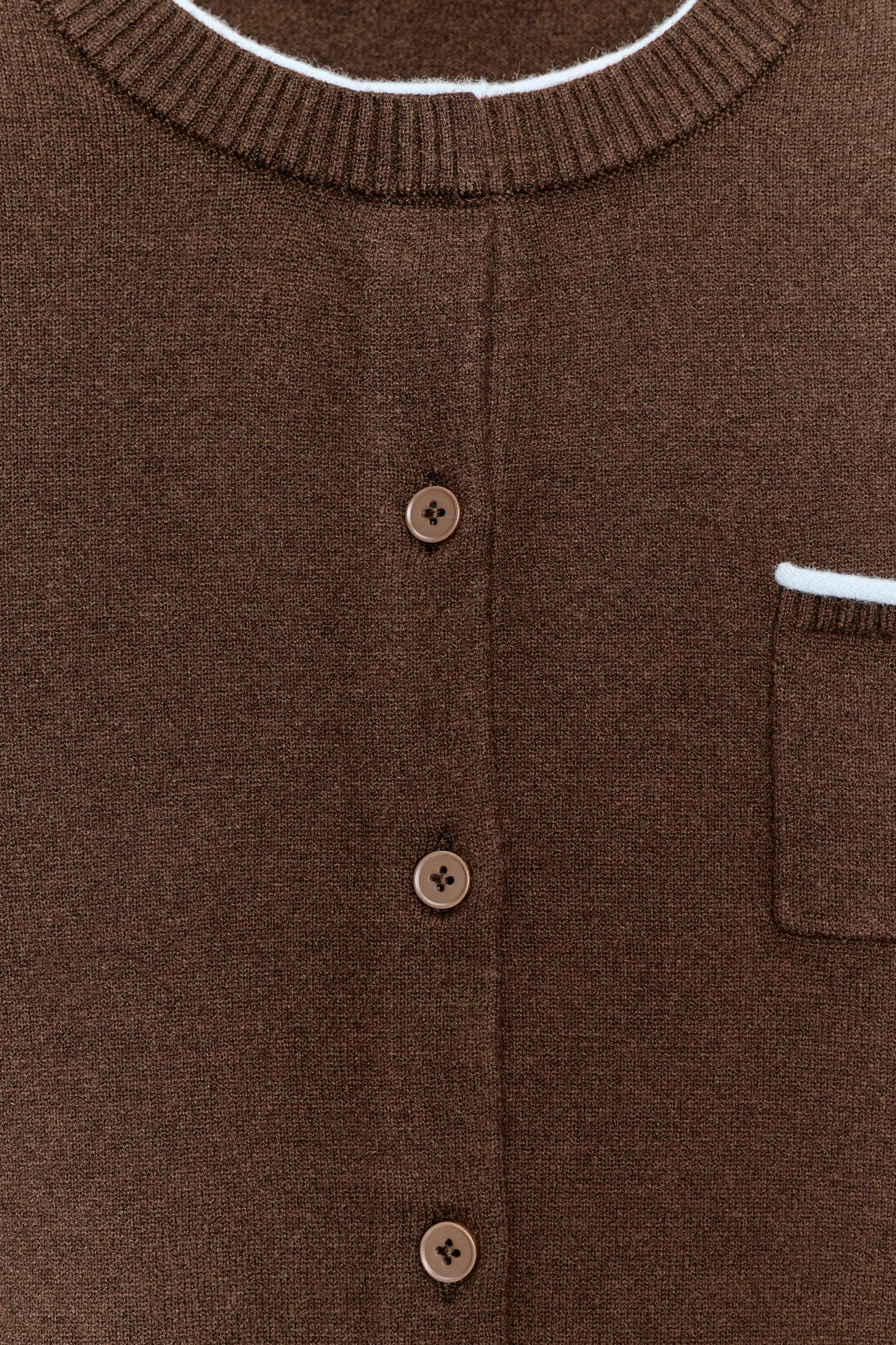 COMBINED KNIT CARDIGAN | Zara UK