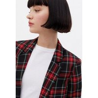 Red Tartan Oversized Blazer New Look | New Look (UK)