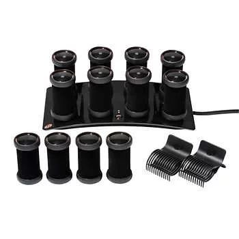 ($159 value) T3 Volumizing Hot Rollers LUXE 12-piece Set- 1 inch | Walmart (US)