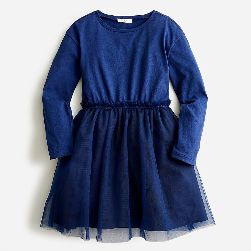 Girls' mixy dress in tulle | J. Crew US