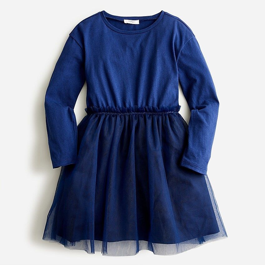 Girls' mixy dress in tulle | J.Crew US