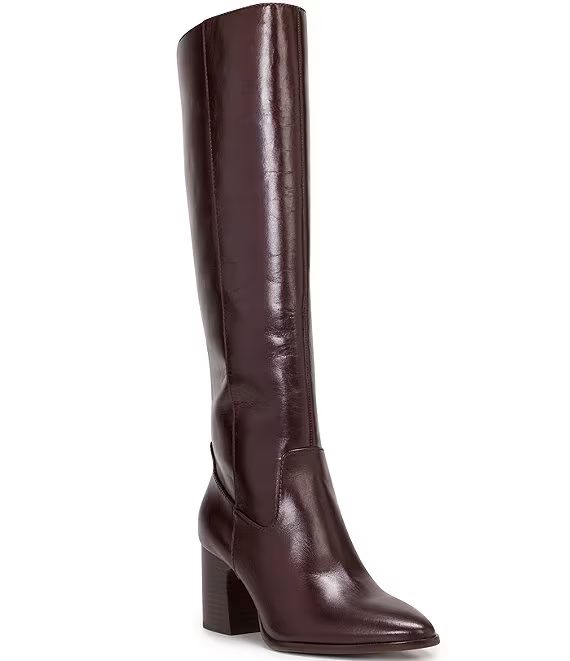 Vince Camuto Evronna Leather Tall Boots | Dillard's | Dillard's