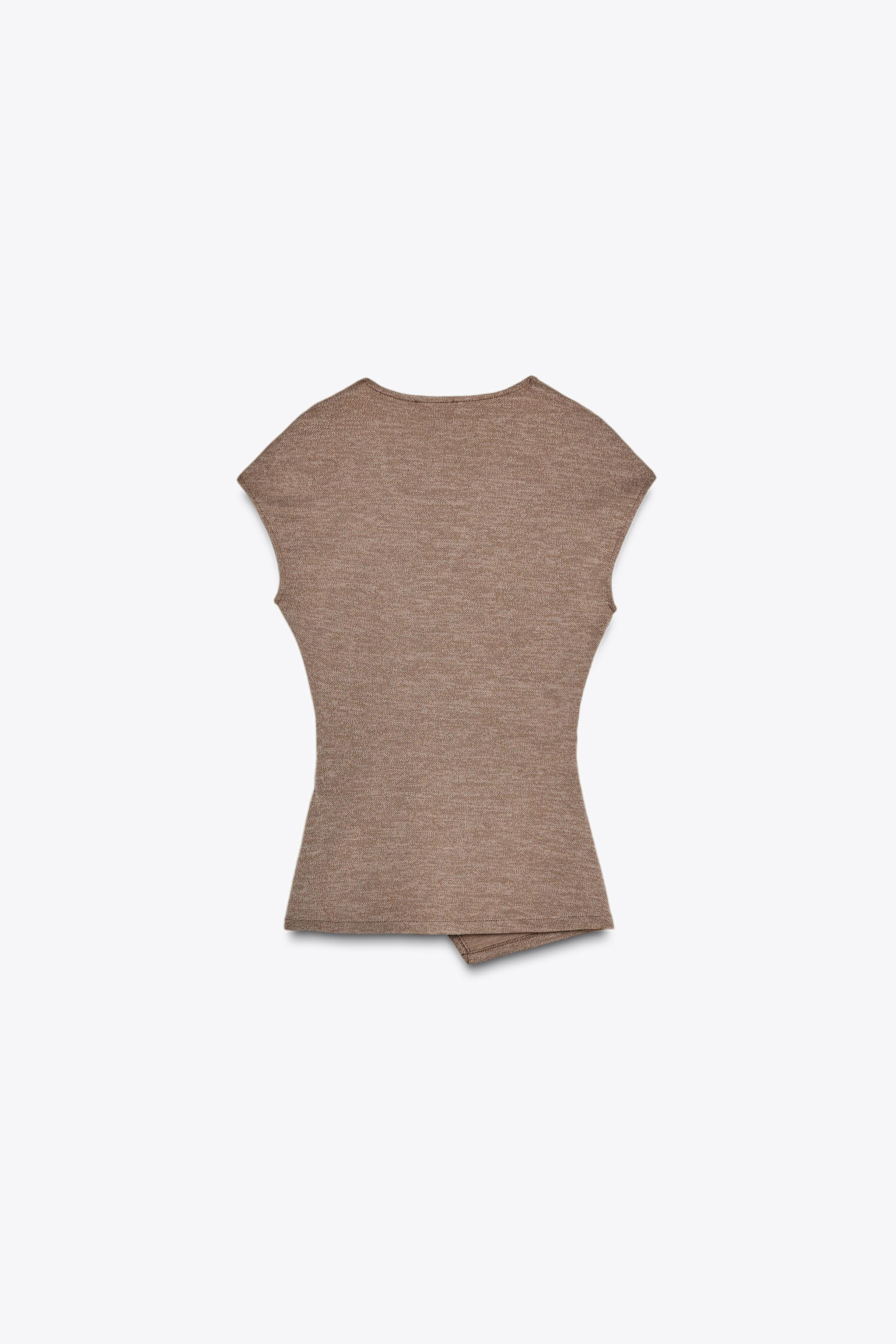 TEXTURED CLASP TOP | Zara US