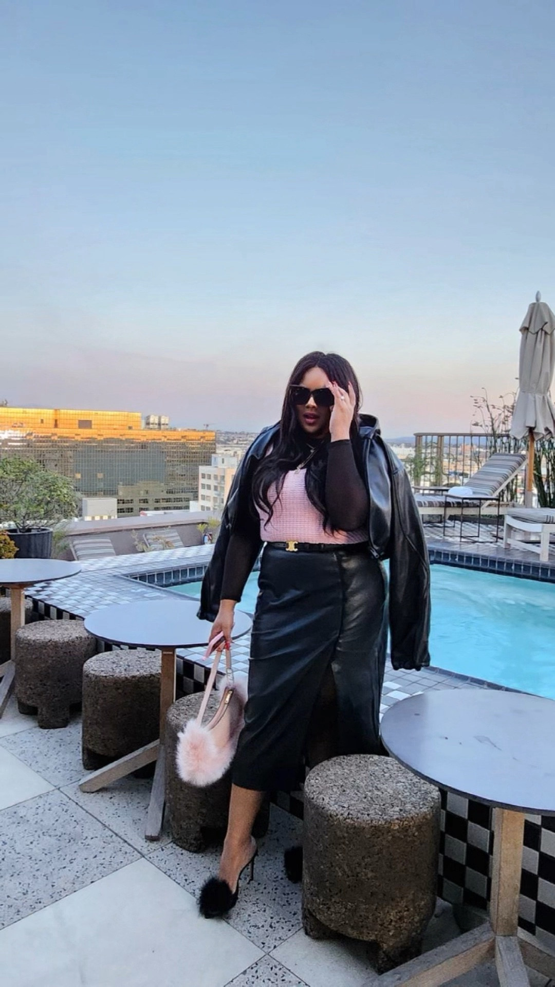 Embracing infinite Capricorn energy! Finally pulled out this Fendi Fur O’lock bag I snagged in Italy and I’m obsessed ✨
And This ASOS leather & lace skirt is going to be a fall & winter staple! 
Unlisted :
leather bomber- Khy


#LTKmidsize #LTKplussize #LTKHoliday