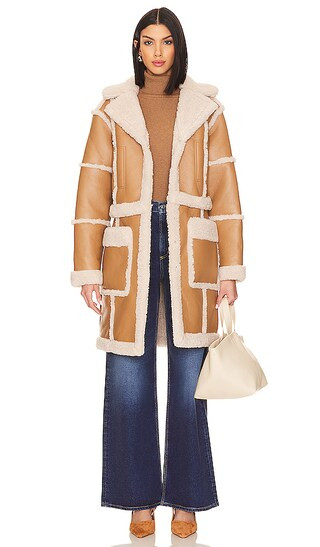 Mariane Coat in Biscuit | Revolve Clothing (Global)