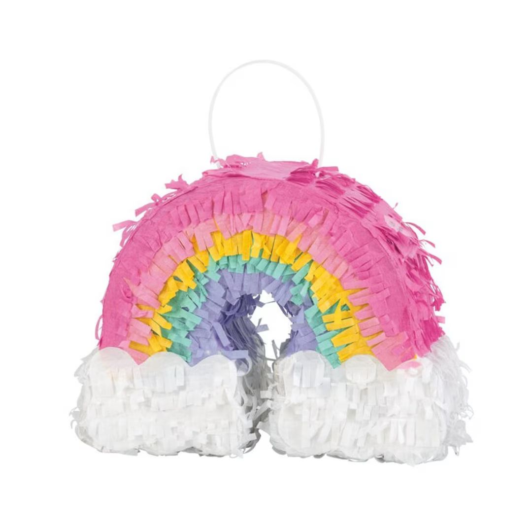 Pastel Mini Rainbow Piñata - Rainbow Birthday Supplies, Pastel Rainbow Party, Rainbow Birthday D... | Etsy (US)